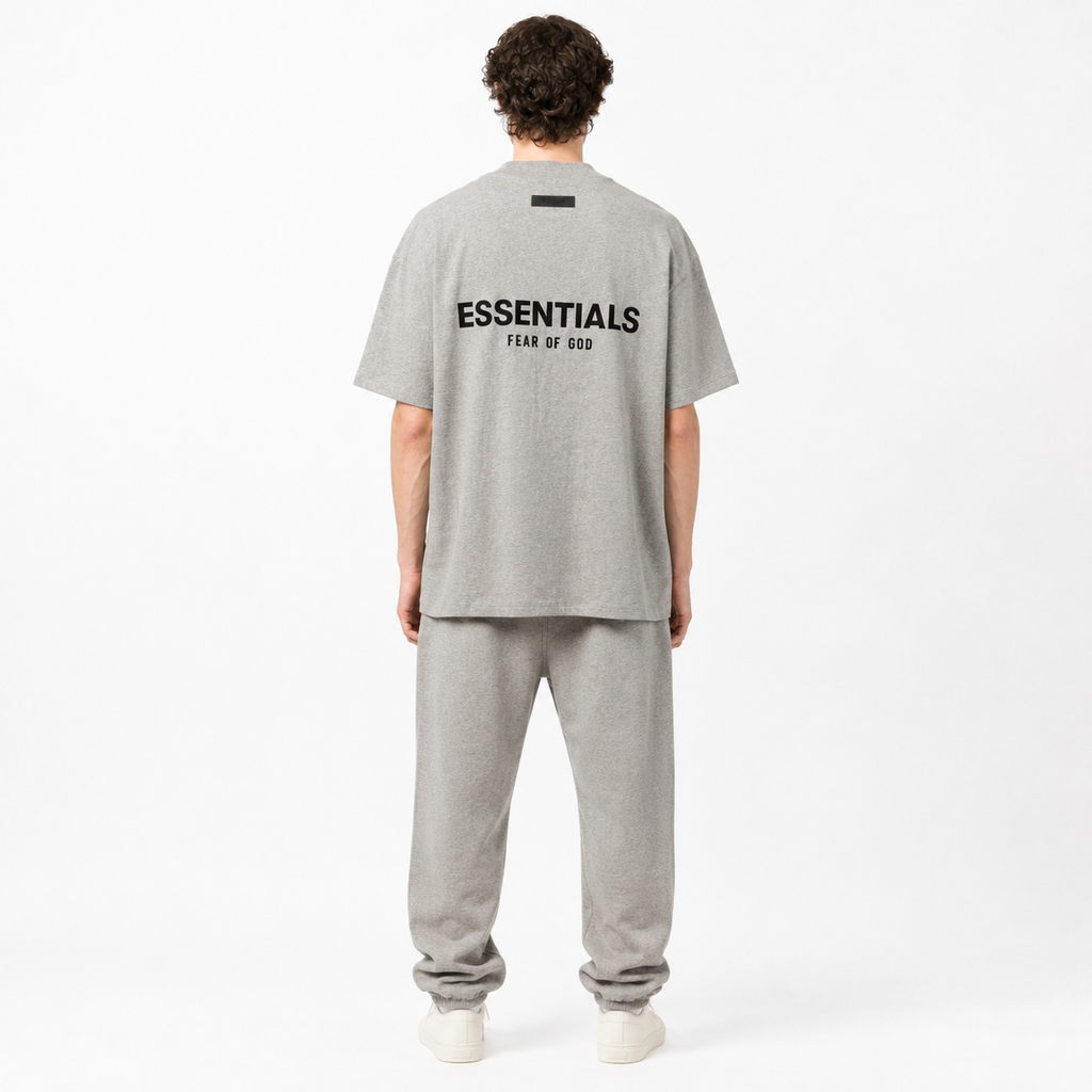 Camiseta Playera Essentials Fear Of God Dark Oat Meal