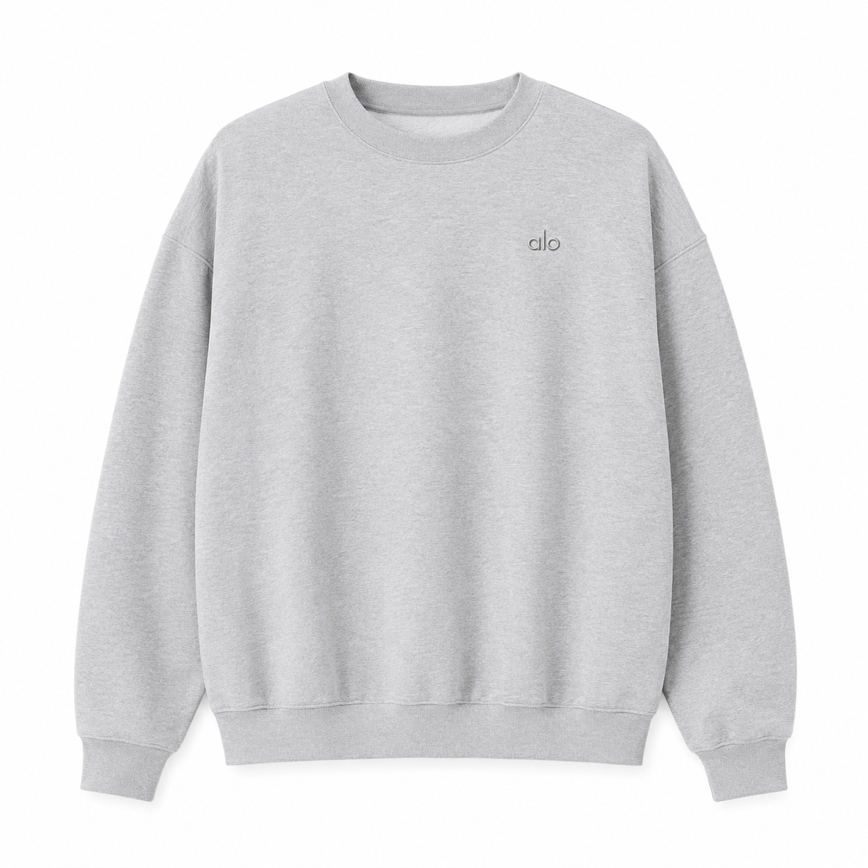 Sudadera Hoodie Alo Crewneck Gris