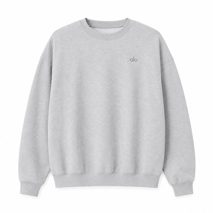 Sudadera Hoodie Alo Crewneck Gris