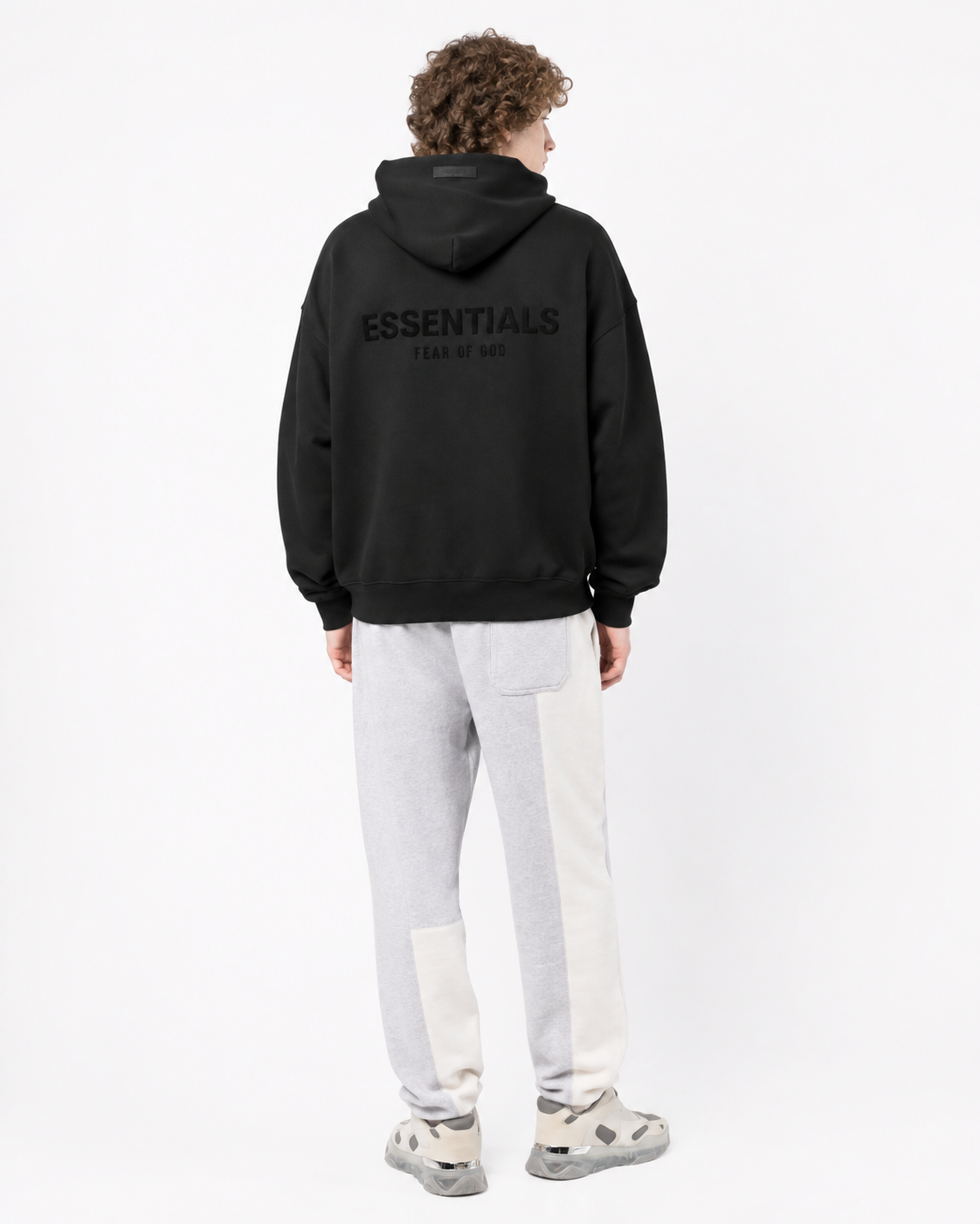 Hoodie Essentials Stretch Limo Black
