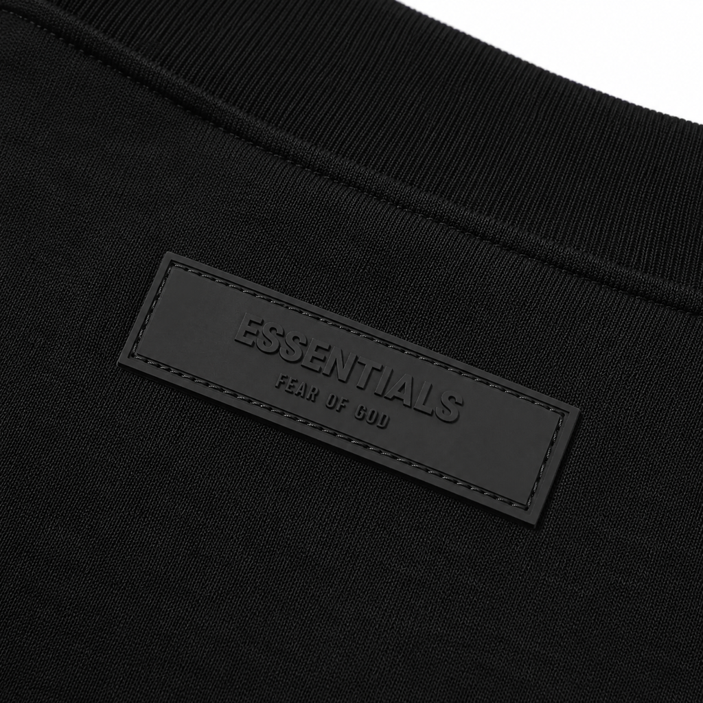 Camiseta Playera Essentials Fear Of God Stretch Limo Negro