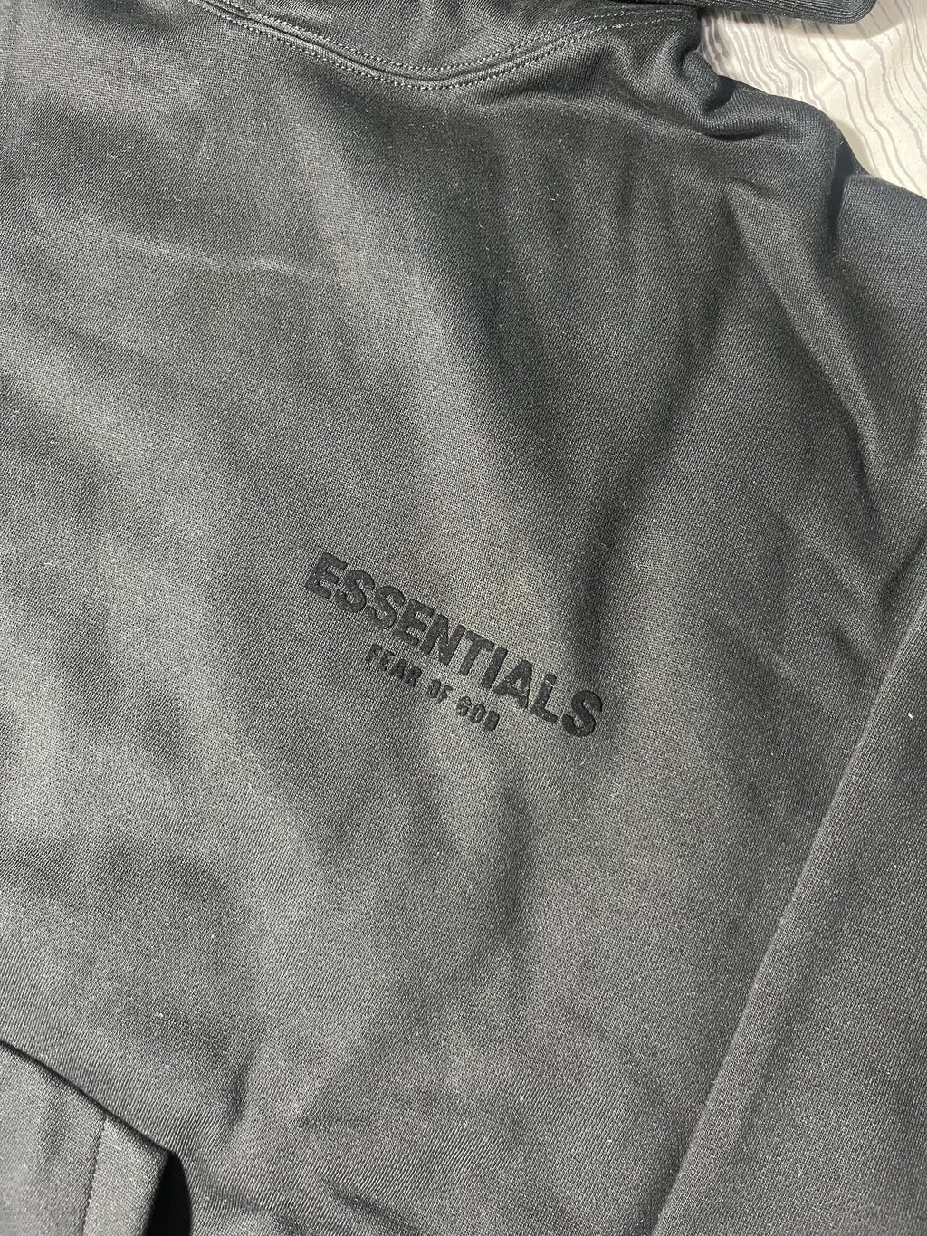 Hoodie Essentials Stretch Limo Black