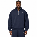 Sudadera Hoodie Alo Zip Azul Navy