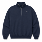 Sudadera Hoodie Alo Zip Azul Navy