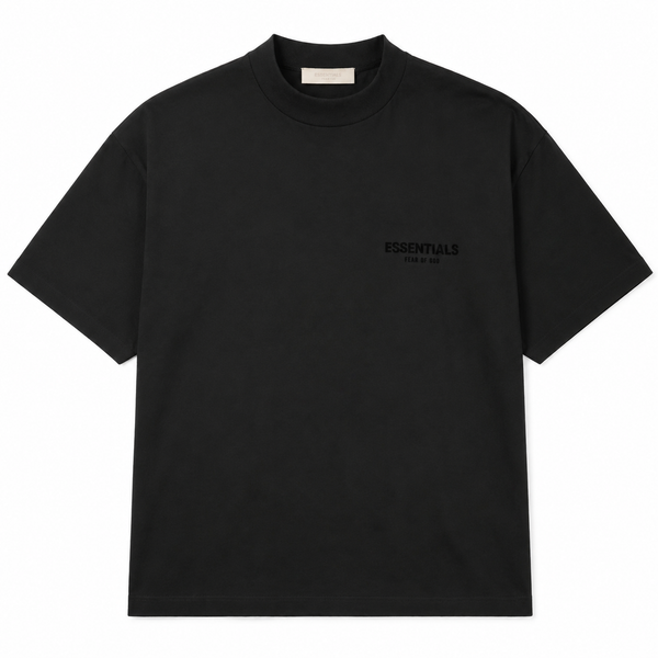 Camiseta Playera Essentials Fear Of God Stretch Limo Negro