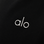 Sudadera Hoodie Alo Zip Negro